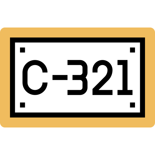 license plate